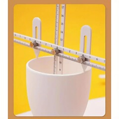 DIY セラミック測定ツールキット - 深さと厚さの測定用、陶器工芸品測定定規