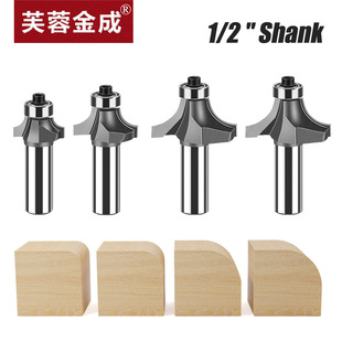 1/2 handle round angle cutter chamfering milling cutter commonly used round angle cutter preferred tungsten steel alloy round angle cutter trimming machine cutter