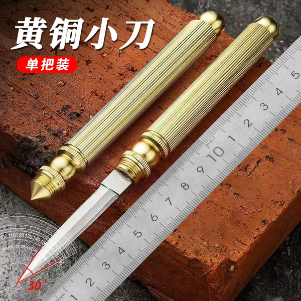 Brass universal pocket knife