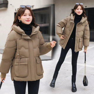 短款羽绒棉服女2026年新款秋冬韩版宽松加厚棉袄小个子面包服棉衣