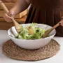 家用定制白色沙拉美耐皿盘