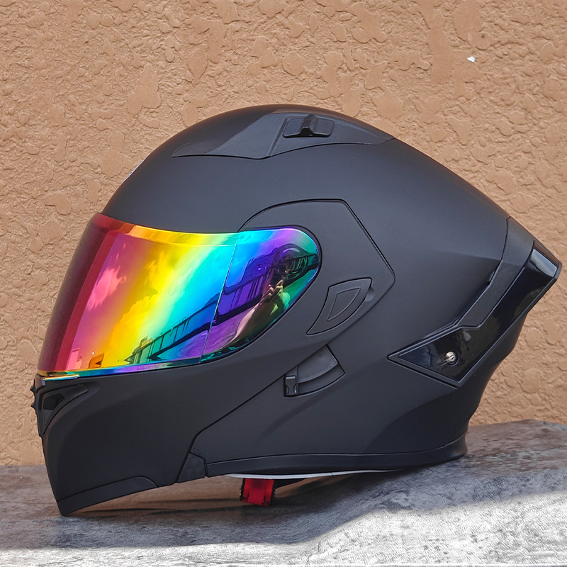 Orz nuevo casco de motocicleta casco para hombre casco para mujer locomotora casco completo Xia 3C certificado doble lente cuatro estaciones universal