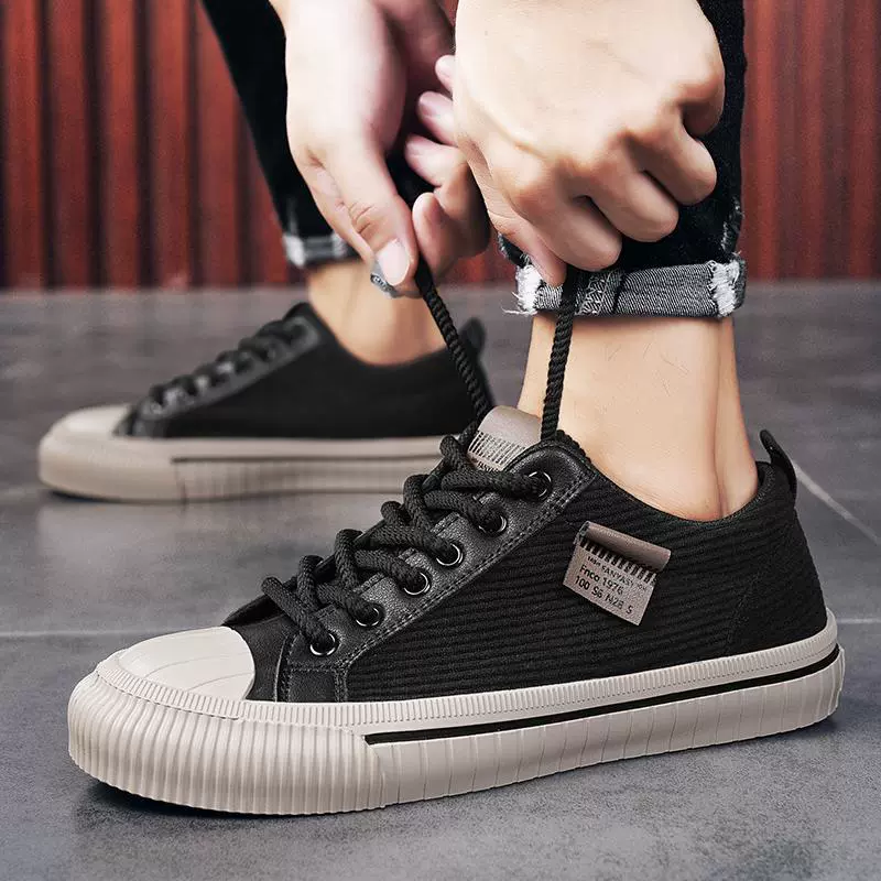 Demi-season trend low comfortable sneakers, footwear
