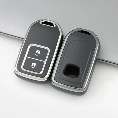 Car key bag Suitable for Honda Civic and - type-a-2-button-cement-gray