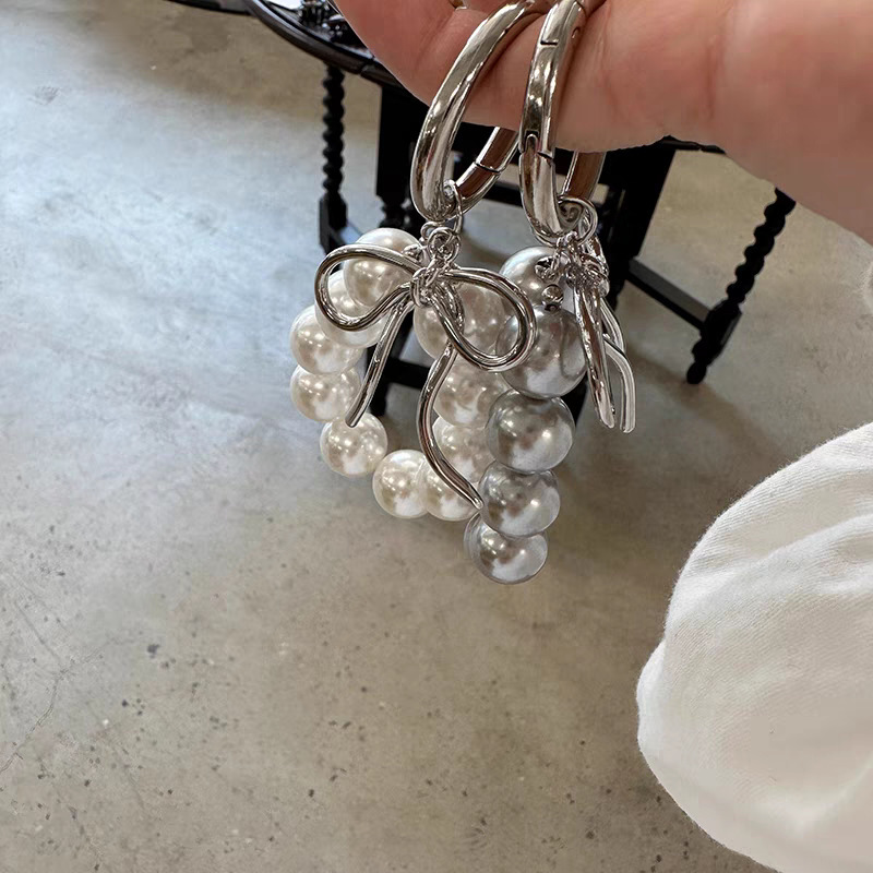 23g Weight Bag Pendant, Keychain Classification 1 Piece Quantity Holiday, Banquet, Travel Occasion Resin Material Bow Knot Pattern Plating Design Casual, Elegant, Lady Style 1 Piece Casual Elegant Lady Bow Knot Resin Plating Bag Pendant Keychain 2