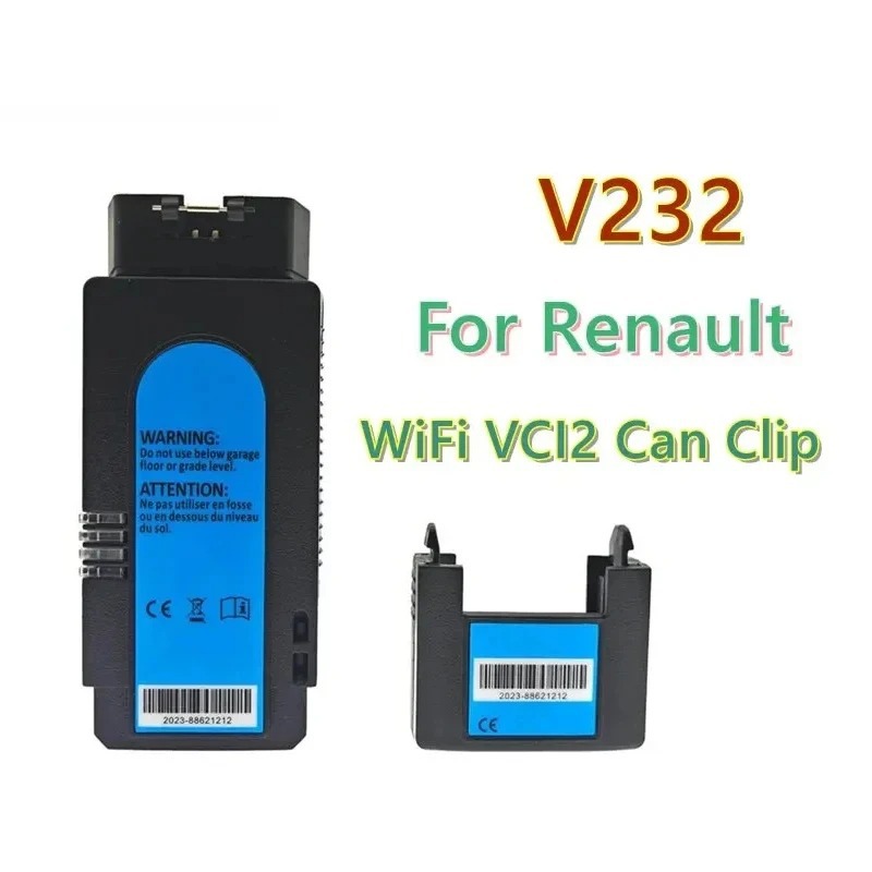 跨境雷诺VCI 2 Can Clip V232 USB/WIFI Obd 2自动诊断接口扫描仪