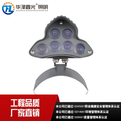 outdoors LED Corrugated Ancient Architectural Buildings engineering 3W6W waterproof Tiles Glazed tile Roof Park led Inserted lights