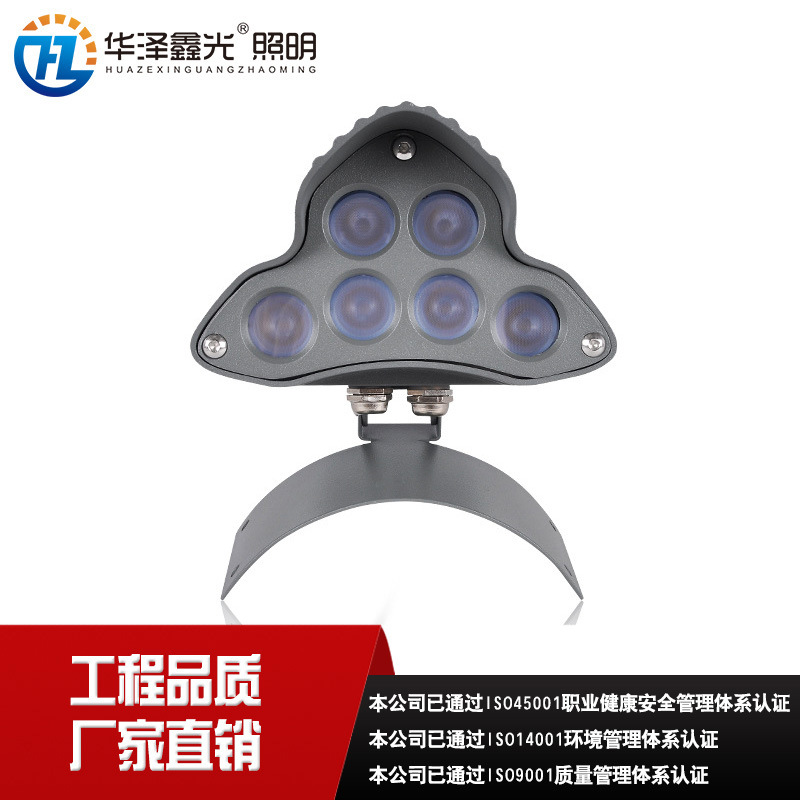 outdoors LED Corrugated Ancient Architectural Buildings engineering 3W6W waterproof Tiles Glazed tile Roof Park led Inserted lights