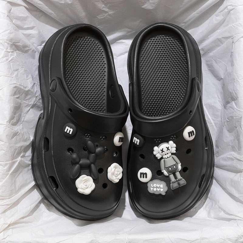 블랙 [세서미 스트리트] 키높이 7.0/슬리밍-34-35 (33-34피트 권장)