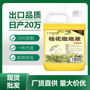 2500ml Large Barrel Floor Cleaner Floral Floor Cleaner Maintenance Wood Floor Marble Cleaner Batch