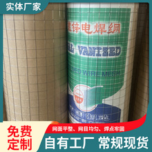 工廠訂制電焊網熱鍍鋅卷網  水泥保溫電焊掛網鍍鋅鐵絲網護坡