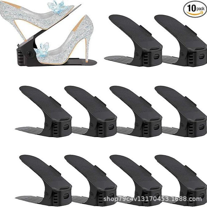 [10 шт] обувь многослойная подставка для обуви для дома двухслойная высота регулируемая подставка для обуви Amazon