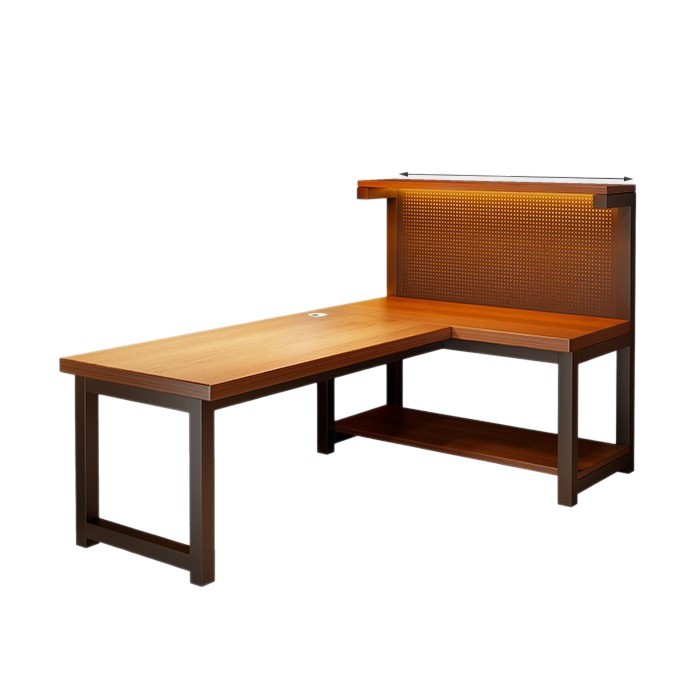 Esquina de madera sólida en forma de L escritorio de computadora dormitorio mesa de escritorio casa mesa de deportes electrónicos escritorio escritorio