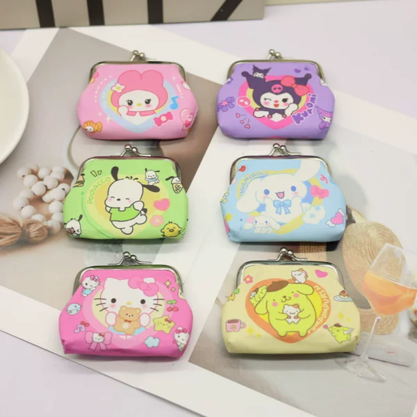 Cross-border Mini Cute PU Coin Bag Cartoon Mini Earphone Bag Storage Bag Portable Key Bag Coin Bag Manufacturers