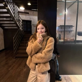 皮草;女式空调衫;大码皮草