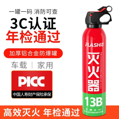 21B Vehicle-mounted Water-based Fire Vehicle fire extinguisher - 13b-flash-red-620ml