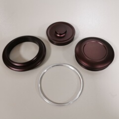 内盖配件通用杯盖内螺纹通配无胶水110大茶叶罐四件套简约风茶具