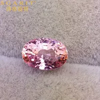 Шри-Ланка Цвет Драгоценный Камень Оптовая Продажа 4.13ct Сертификат Натуральный Необожженный Сапфир Папалача Голый Камень