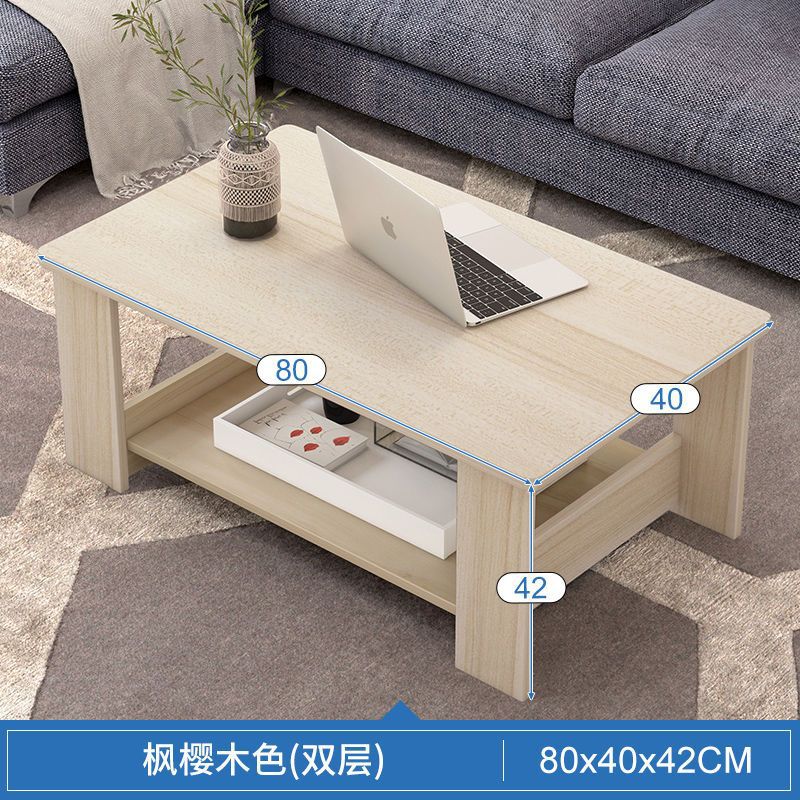 Mesa de té para el hogar, sala de estar, mesa de té simple, creativa moderna, tabla de piso, dormitorio de borde redondo, mesa de segundo piso