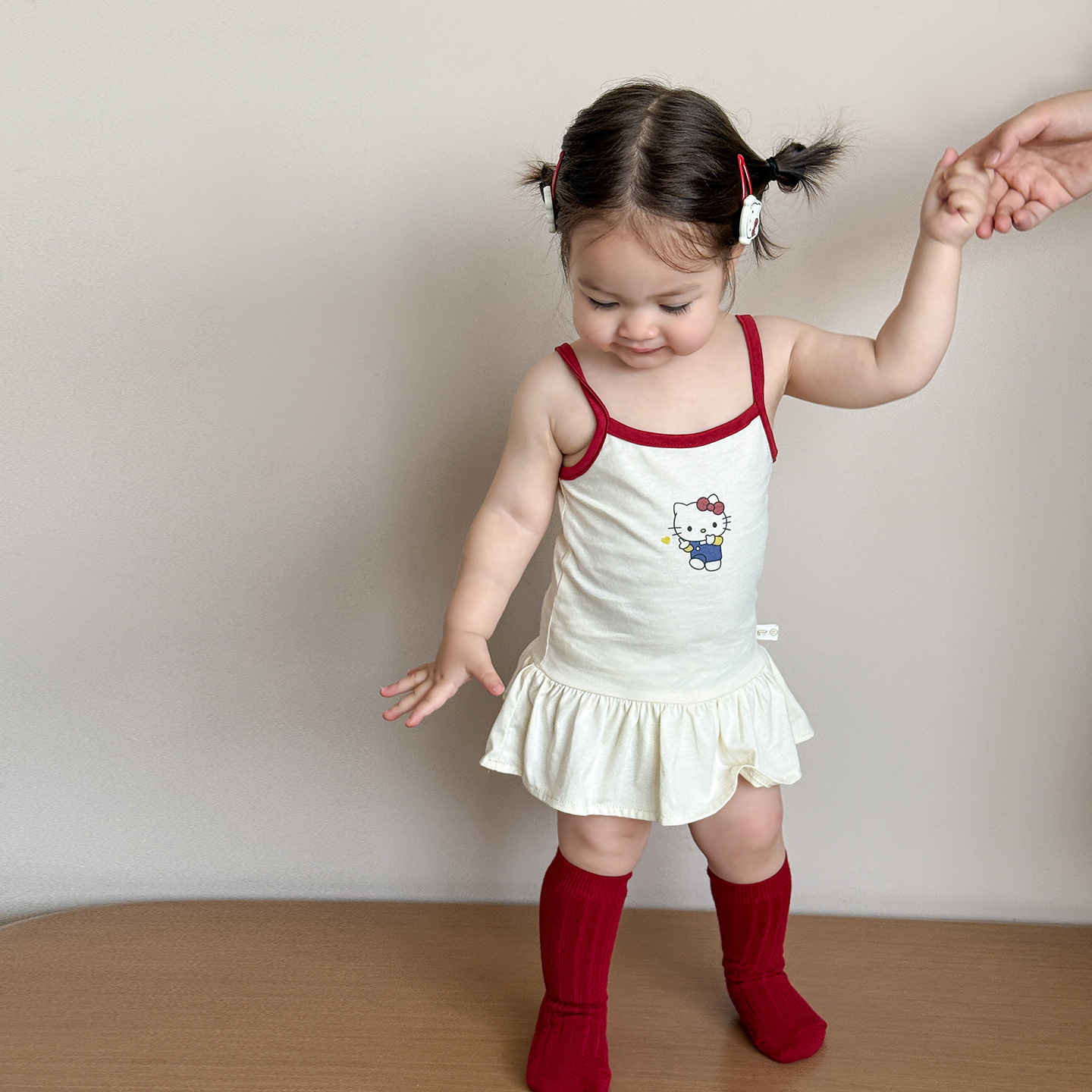 Sugar and Pear Children's Clothing Girls Dress Summer Thin 2025 New Children's College Style Suspender Princess Dress Baby Clothes