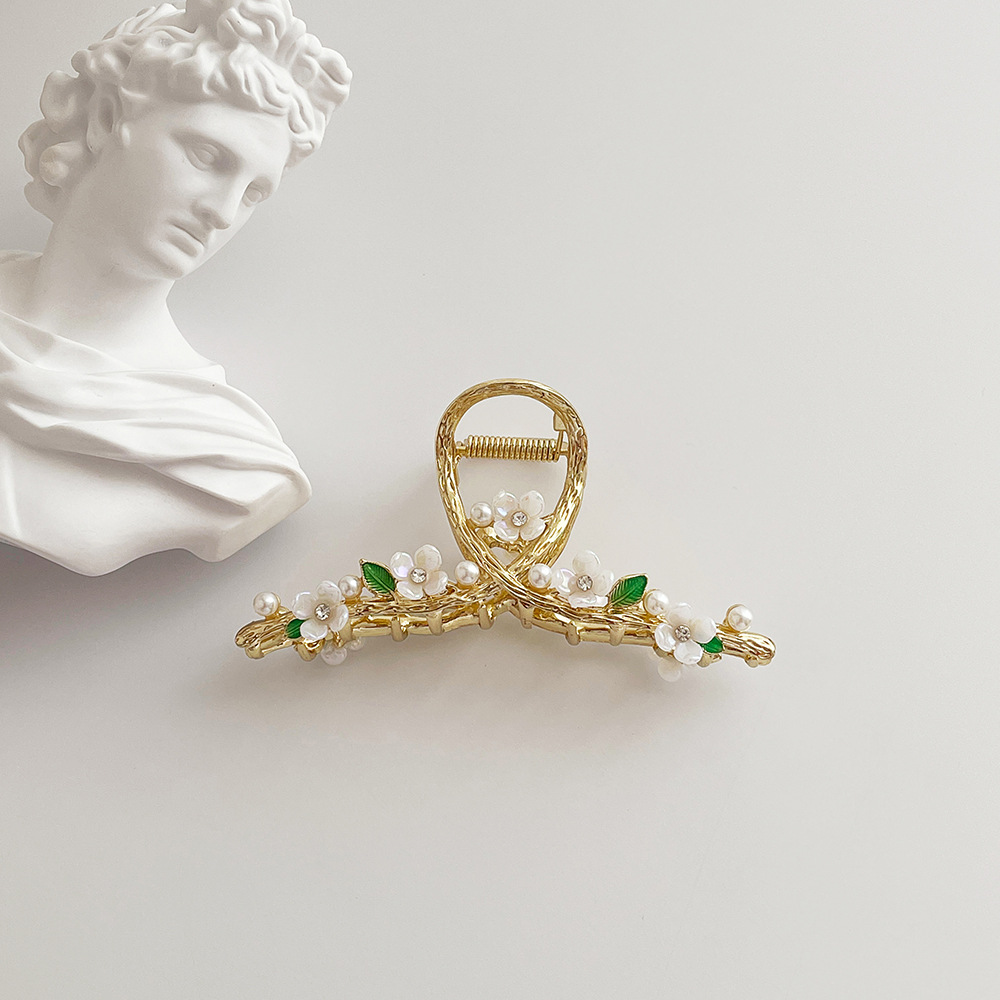 Women'S Gender Plating Design Simple Style Style Simple Style Flower Alloy Plating Hair Claws 1 Piece