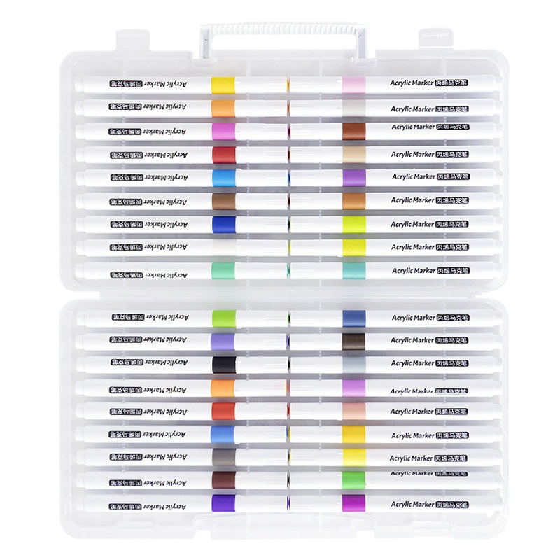 Rotulador acrílico para niños, bolígrafo de graffiti artístico, de secado rápido, impermeable, opaco, pintura colorida para pintar a mano, bolígrafo Guka