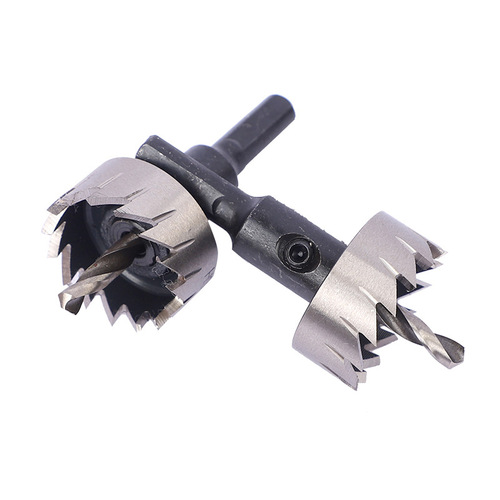 High-speed steel sawtooth hole opener, stainless steel metal hole saw, steel pipe iron sheet hole opener, high-speed steel reaming drill bit