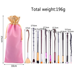 Midnight Fox 11-Piece Harry Potter Eyeshadow Brushes Professional Eye Smudging Makeup Brush Set Portable Eyeshadow