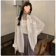 紫色の日焼け止めシャツ、ジャケット、女性用サマートップス、シャツ、カーディガン、小柄な人向けの2025年の新しいスタイル