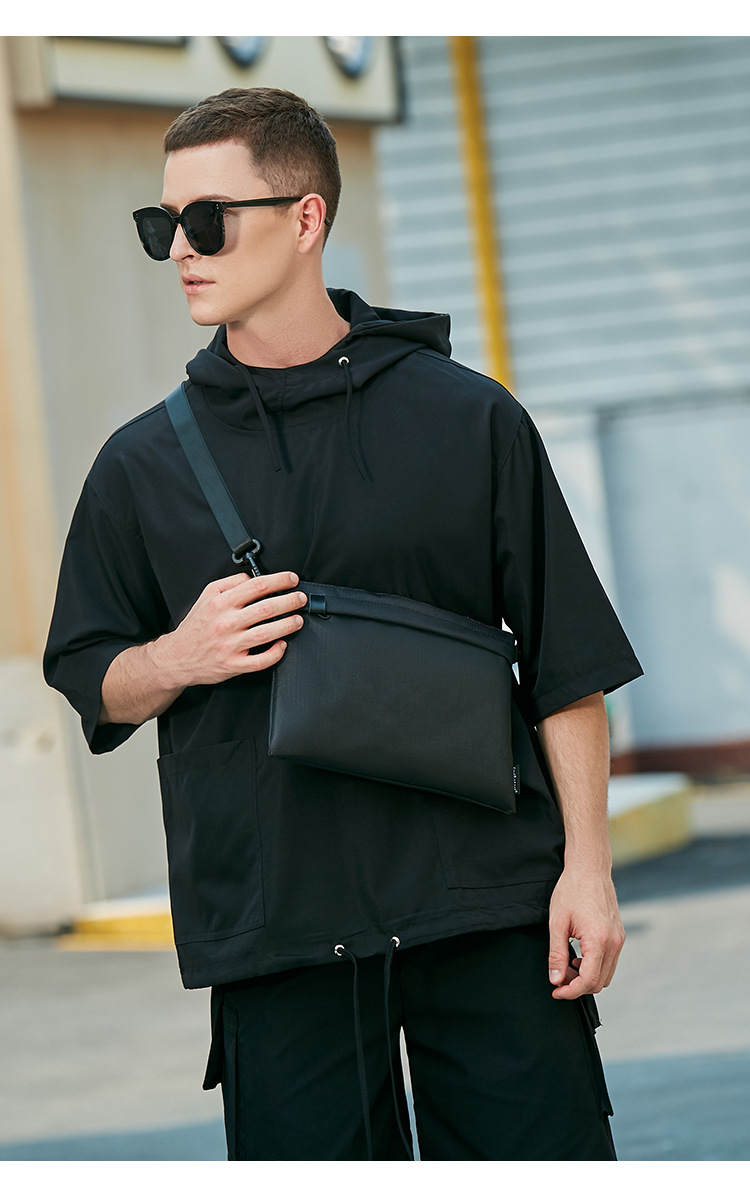 Schoudertas voor dames en heren kleine canvas messenger bag_voghion.com