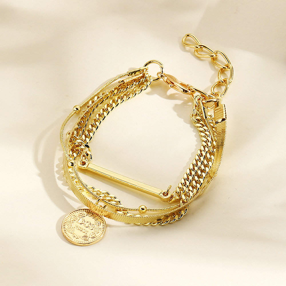 hot Selling Small Product, Light Luxury And Cool Style Bracelet For Girls, High End Multi Layer Bracelet Set_voghion.com