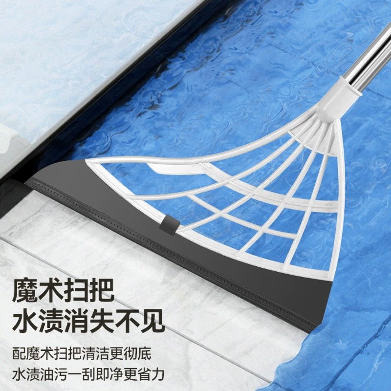 Broom, dustpan, ecological set, three-in-one, material