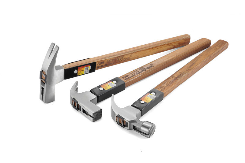 16安直角方头夹柄包铁牙面锤木工工具木匠工具手动工具五金工具