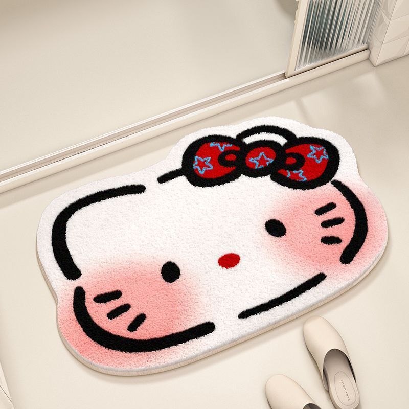 漫画のケイティ猫はカシミヤのマットのように吸水滑り止めの浴室の入り口のマットが家に入ると玄関マットの現物を管理しやすい|undefined