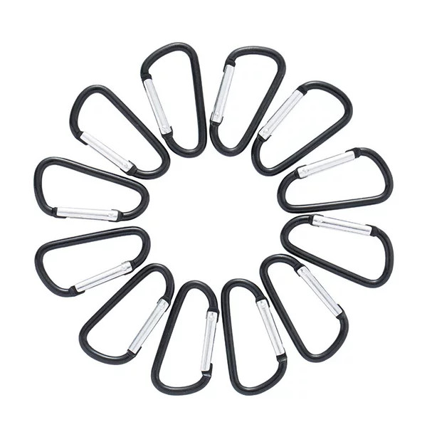 No.5 mountaineering buckle aluminum alloy D-shaped hanging buckle outdoor D-shaped spring hook luggage backpack hook