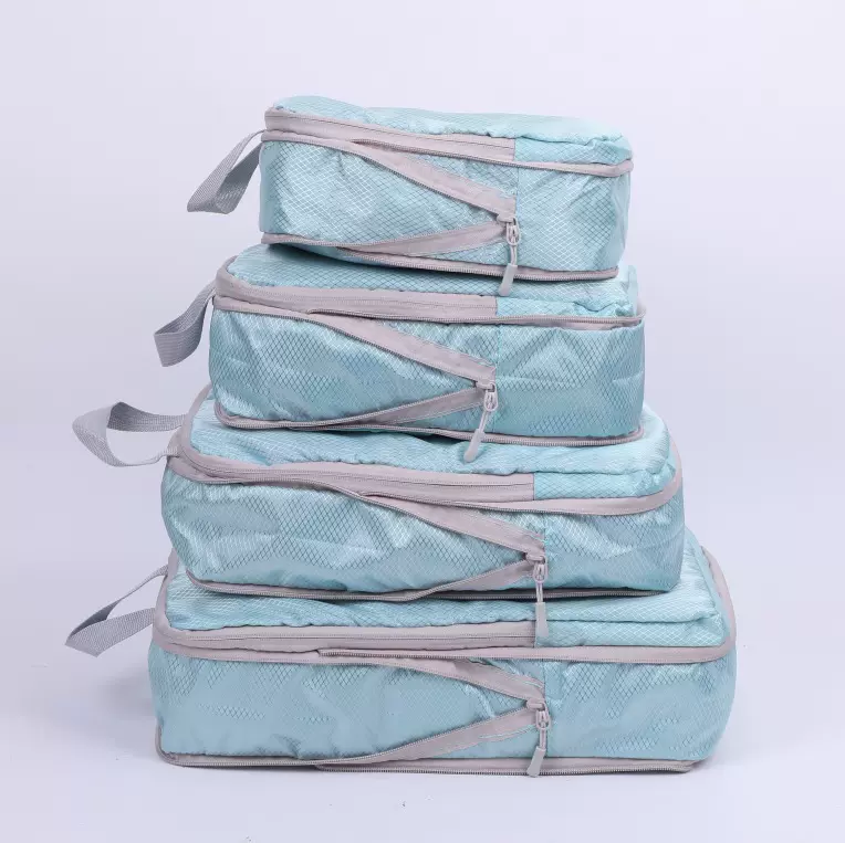 羽绒服收纳袋四件套家用衣服衣物压缩袋便携式行李袋压缩防尘