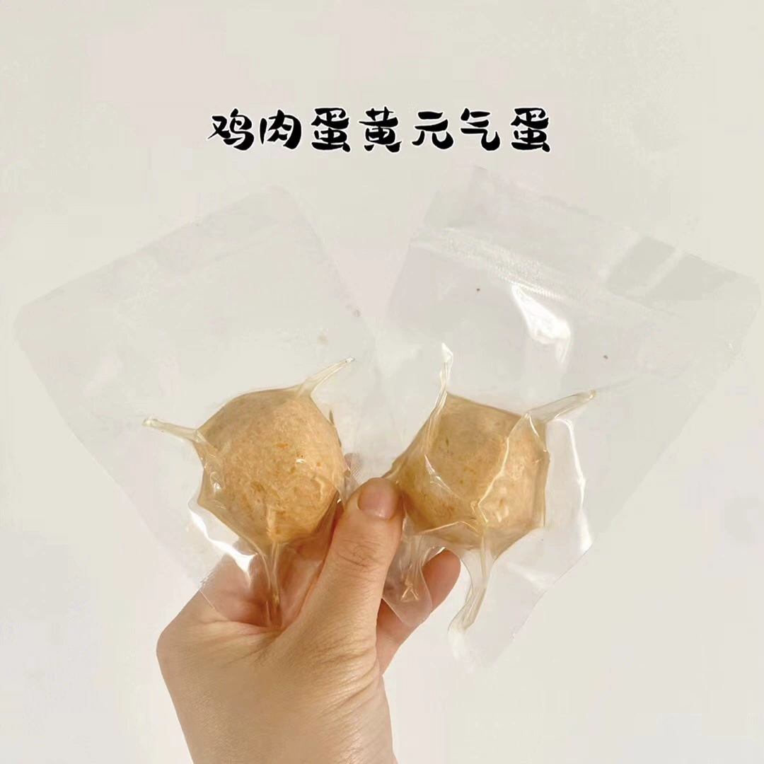 Свежий корм ручной работы Pet Energy Vitality Кура-Несушка Мясо Мяч Перепелиное яйцо Кошка Собака Легко усваивается Свежий корм Дополнительный корм