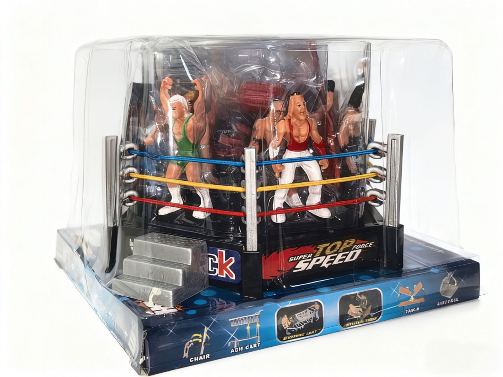 Wrestling transfronterizo juego de muñecas modelo de escena de lucha libre Gladiador adornos infantiles soldados juego de juguetes lotes