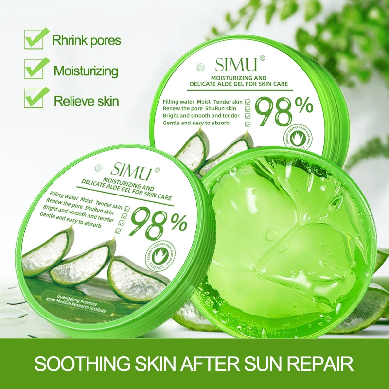 Трансграничный гель алоэ вера, гель алоэ вера, средства по уходу за кожей, увлажняющий увлажняющий гель-крем, женская и мужская маска для лица, 300 г