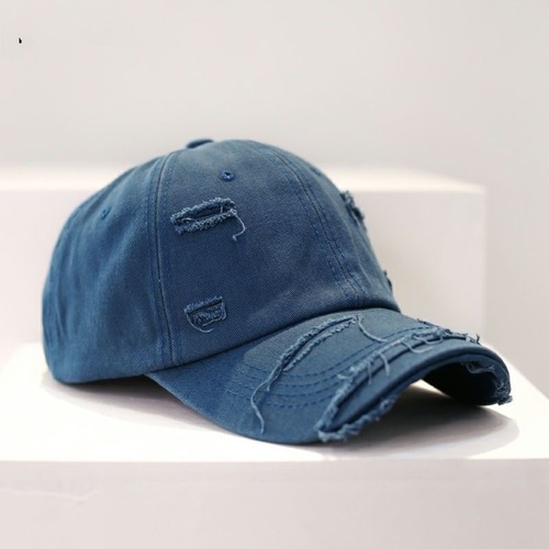 New Vintage Duckbill Hat for Women Men, Frayed Edge and Hole Baseball Cap, Hip-Hop Sport Sun Hat, Casual Sunshade and Sun Protection