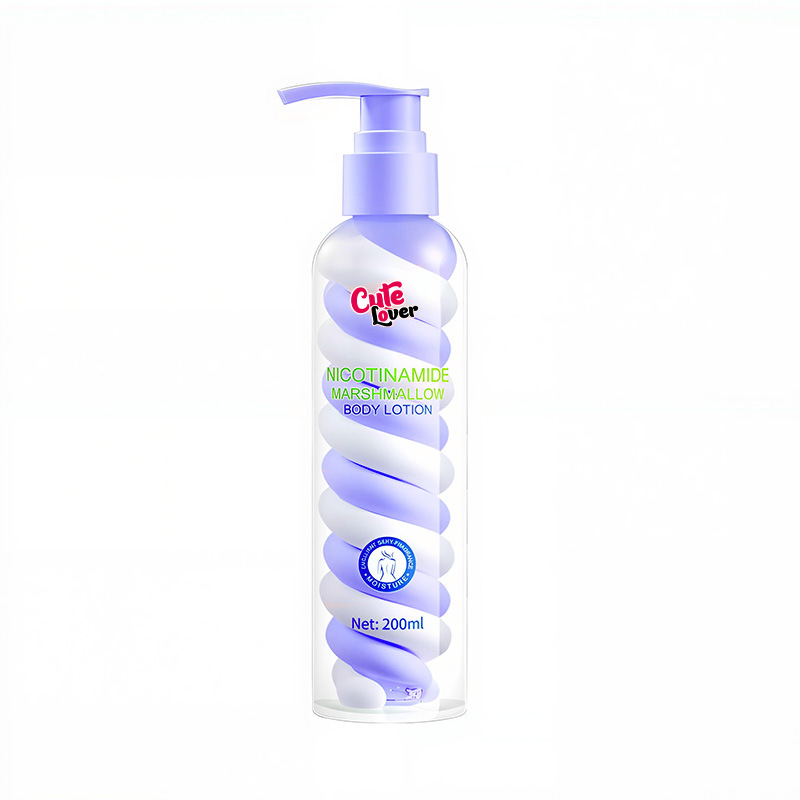 Comercio exterior transfronterizo nicotinamida algodón loción corporal hidratante, hidratación, limpieza, suave, brillante, hidratación y hidratación duradera