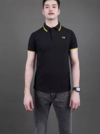 New Foreign Trade Fp Men's Clothing 2026 New Fp Wheat Ear Polo Sh