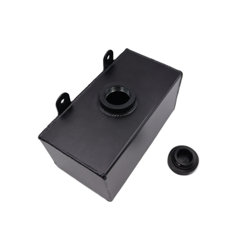 Cross-Border Automotive Parts Modified Auxiliary Water Tank, Aluminum Alloy Auxiliary Water Bottle, Water Tank Cooling and Ventilation Pot, Defoaming Pot, 2L