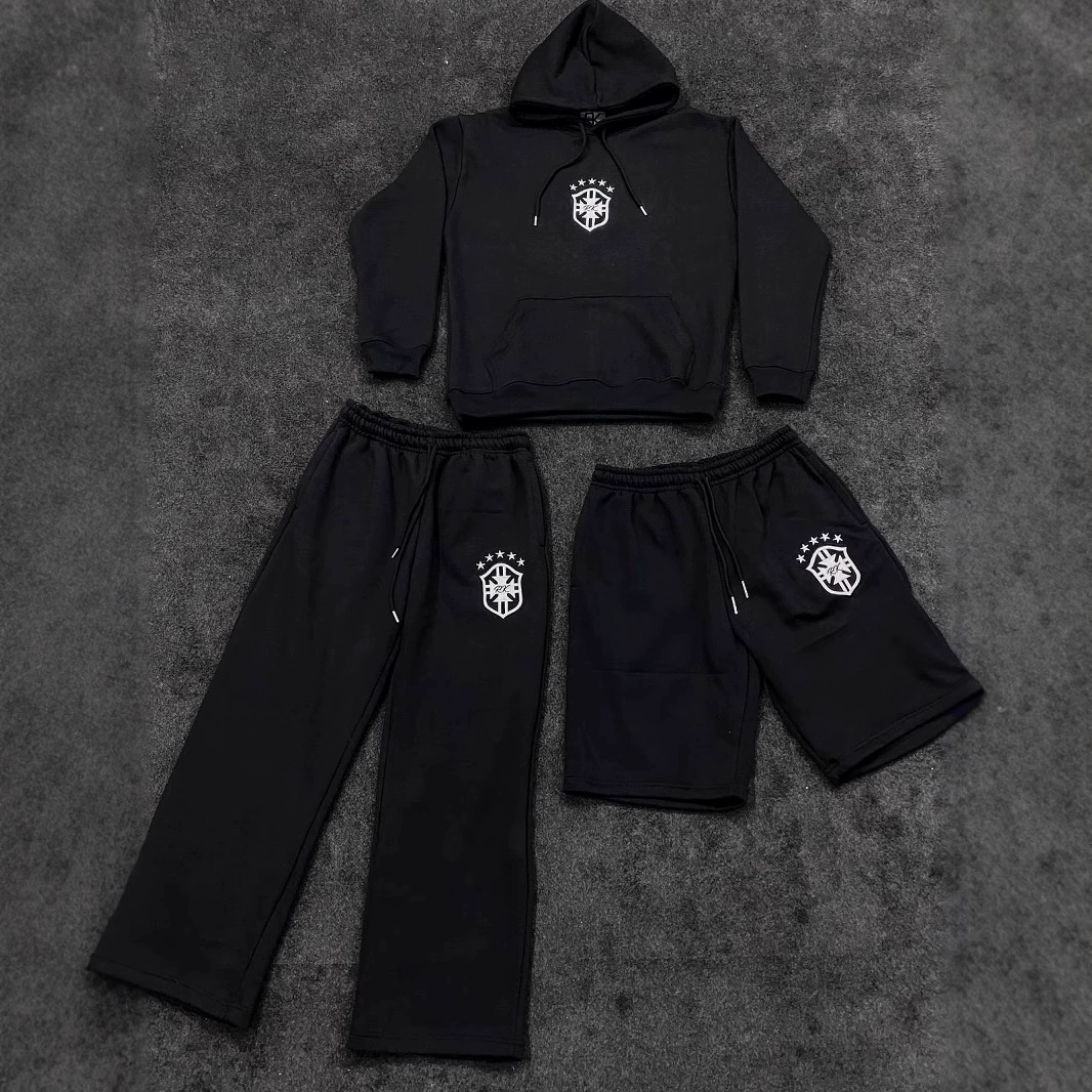 Новый осенний и зимний тренд моды с принтом чехла с длинным рукавом с капюшоном свитера для мужчин и женщин