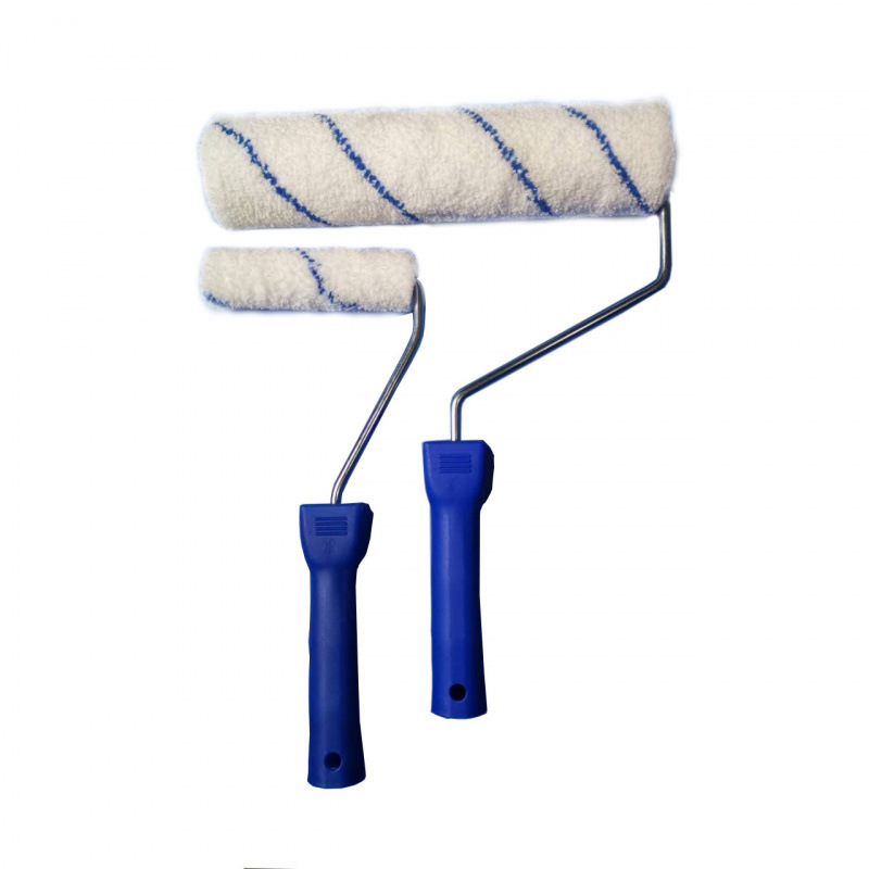 4 pulgadas 9 estrellas azules pinturas de pintura sin pelos Huadehaojia decoración fibra fina cepillo de rodillo de pelo corto