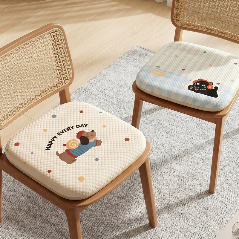 Four-Season Memory Foam Seat Cushion for Office Chair, Soft and Thickened Student Seat Pad, Dining Chair Cushion, Car Seat Booster Four-Season Memory Foam Seat Cushion for Office Chair, Soft and Thickened Student Seat Pad, Dining Chair Cushion, Car Seat Booster