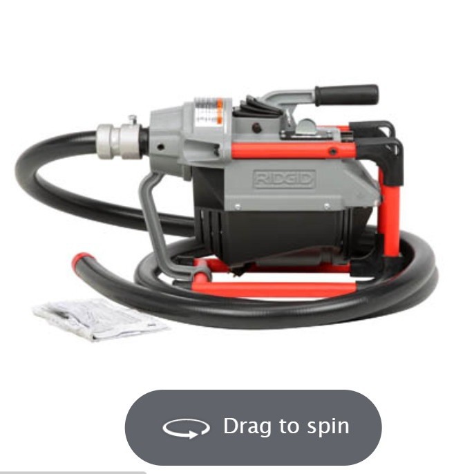 RICH RIDGID K - 60SP Dredger seccional para la limpieza de tuberías