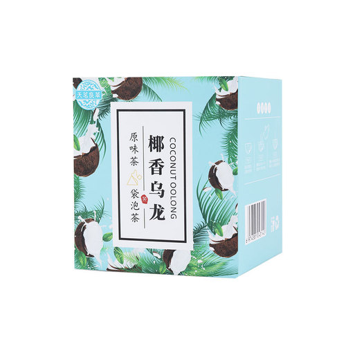 Iced and Hot Coconut Fragrant Oolong Tea 3g x 10 Pouches Fruit Tea Triangle Packaging Independent Packaging Summer Flower Tea