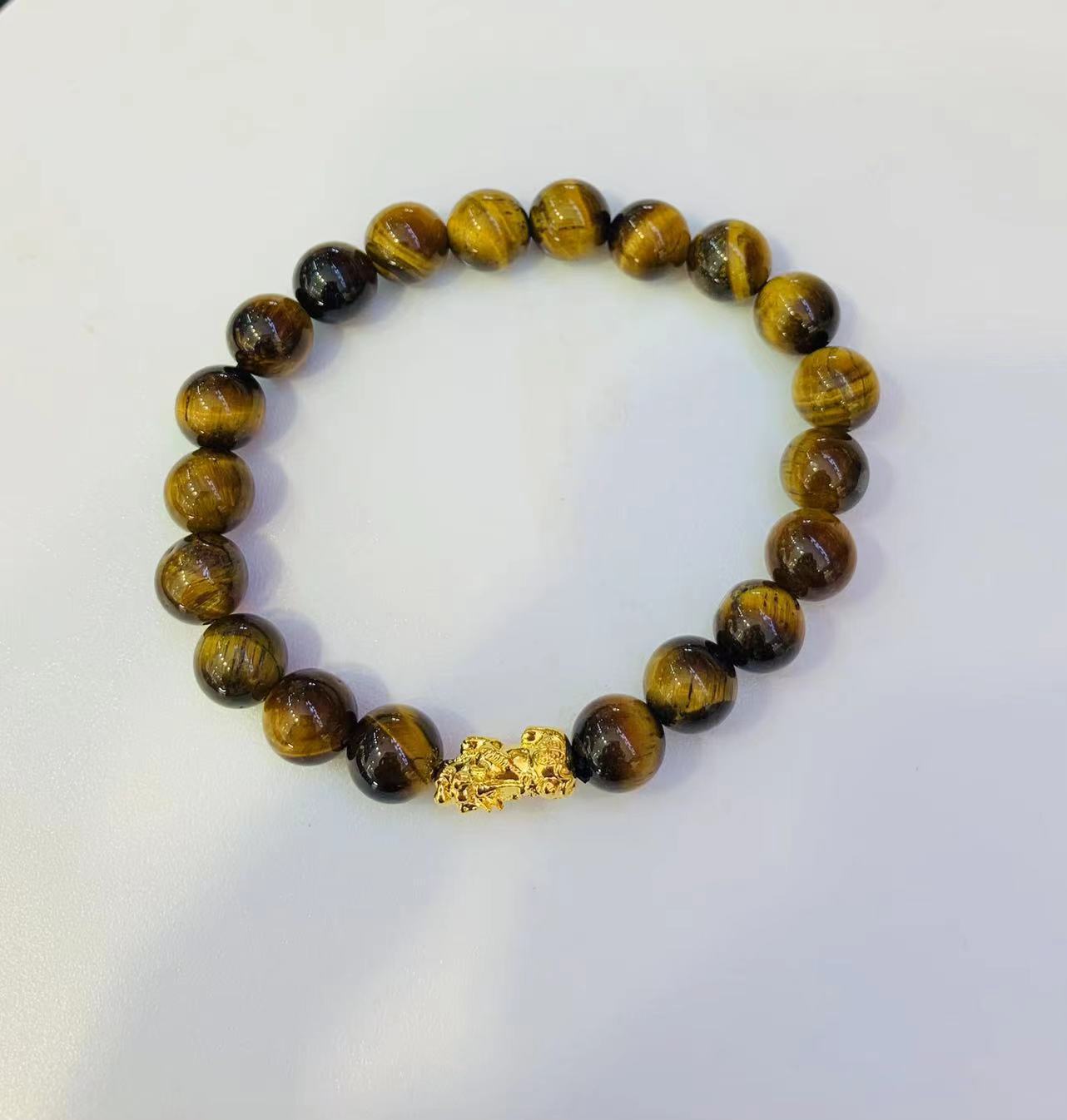 파이 시우 타이거 아이 스톤 팔찌