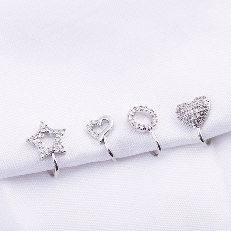 Pointed titanium steel lip stud product view